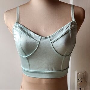 American Apparel Disco Corset Crop Top